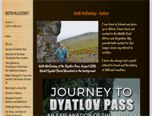 Tablet Screenshot of keithmccloskey.com